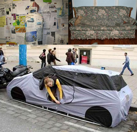 Hooded Sweatshirt, Couch and Car Tent Camouflage