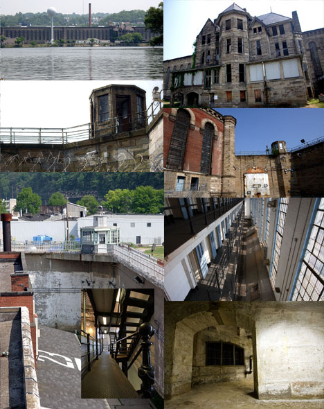 Abandoned Prison Building Complex