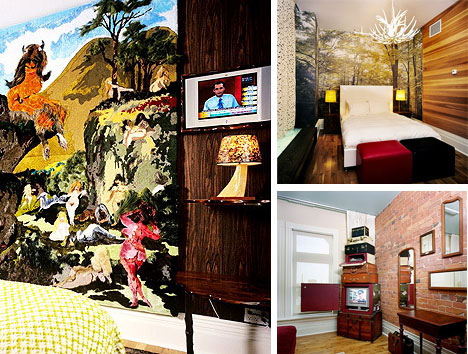 Creative Canadian Artistic Hotel Rooms