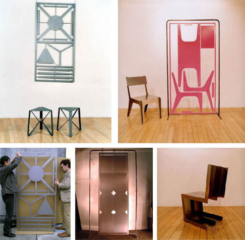 Creative Metal Urban Furniture Chair Design