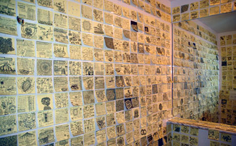 Post It Note Wall Cover Art Tiles