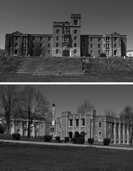 Abandoned Military Academy Buildings
