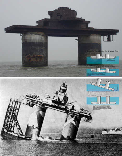 Sinking a Navy Sea Fort