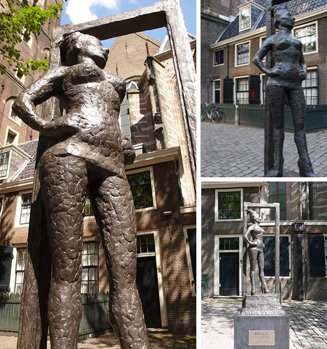 Belle Statue dedicated to Prostitutes in Amsterdam