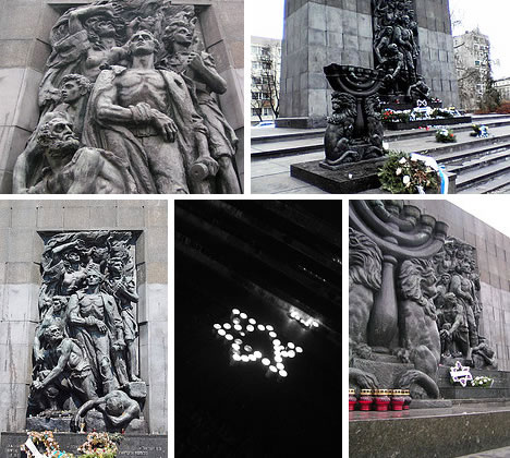 Ghetto Heroes Monument - Warsaw Poland