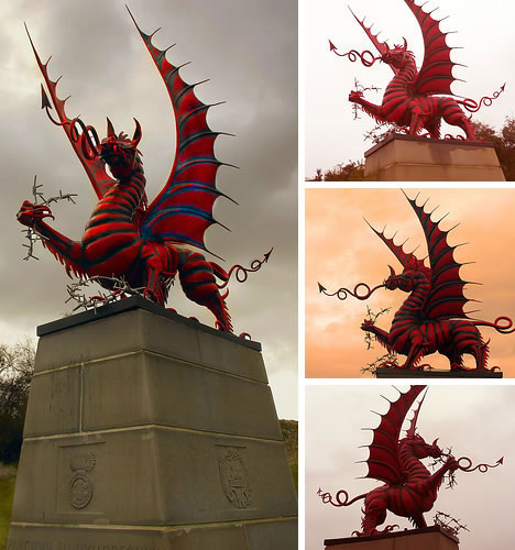 38th Welsh Division Red Dragon Memorial at Mametz Wood