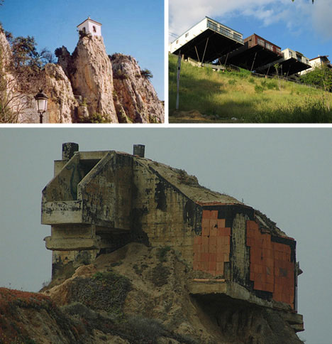precarious clifftop homes