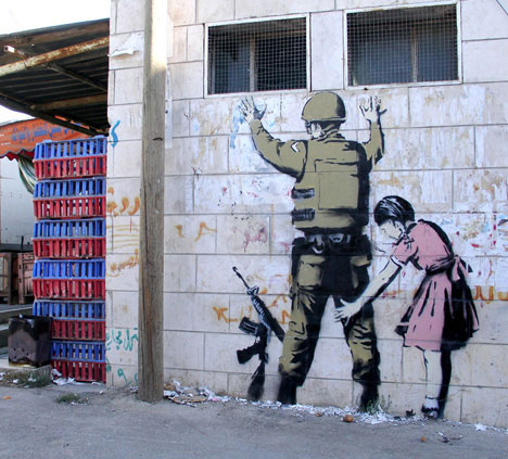 banksy graffiti street art soldier beth