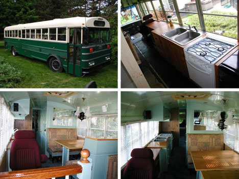 cheap houses converted bus