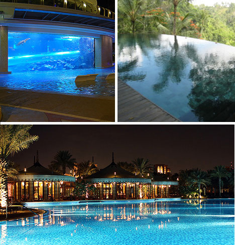 luxurious swimming pools