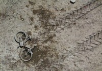 Abandoned Bike on Beach Photo
