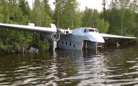 abandoned arctic plane wrecks