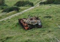 Abandoned Tank Vehicle Photo