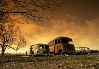 Abandoned Vans Vehicles Photo