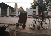 Abandoned Wheelchair Vehicle Photo