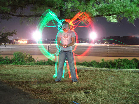 painting with light photographers. time lapse photography light