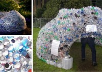 Recycled Plastic Bottle Igloo Building
