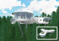 Creative Futuristic Tree House Design