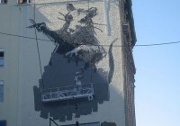 Banksy Rat Stencils and Graffiti