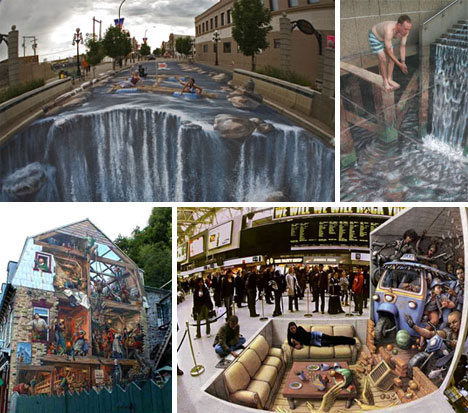70 Stunning Works of 3D Street Painting & Mural Art