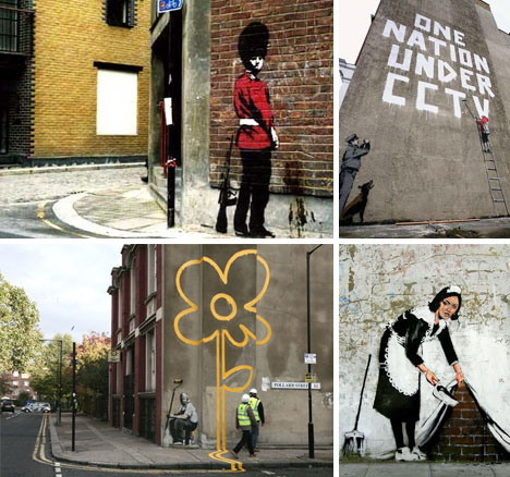 Banksy art has made its way into all kinds of nooks and crannies on the 