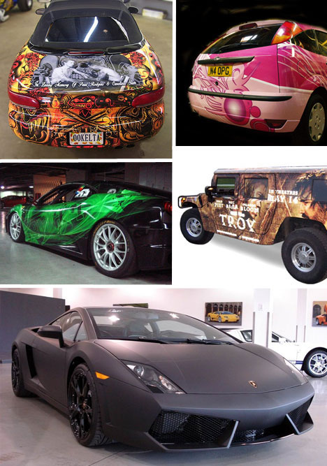 Custom vinyl car wraps commonly called car wraps or vehicle wraps 