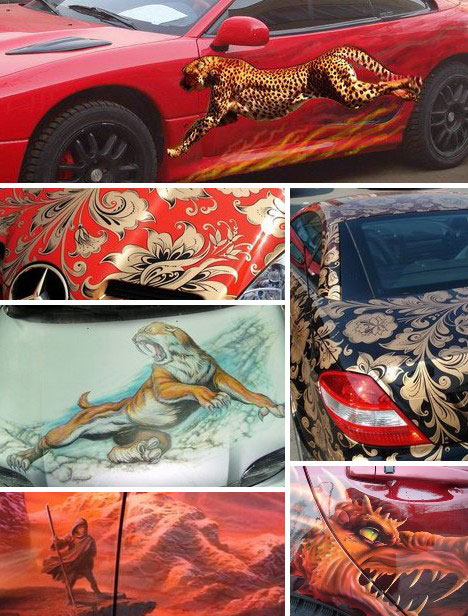 Style to Go: 15 Examples Of Awesome Automotive Art | WebUrbanist