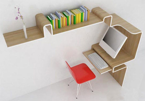 Office Interior Design Photos on 12 Offbeat Office Interiors   Innovative Desk Designs   Weburbanist