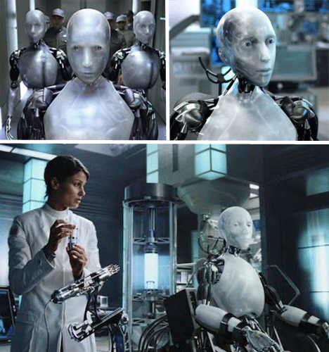 In I Robot the film based on Isaac Asimov's award winning 