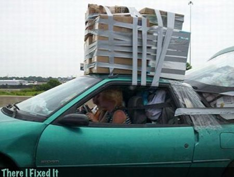 When you're moving and you just can't spare the $29.95 for a U-Haul, 