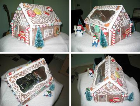 gingerbread house case mod