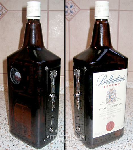whiskey bottle case mod