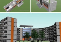 Student Dorms/Apartment Building Concept