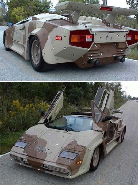 Army Camo Lamborghini