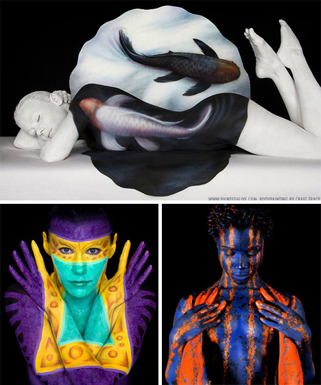 craig tracy body painting 1