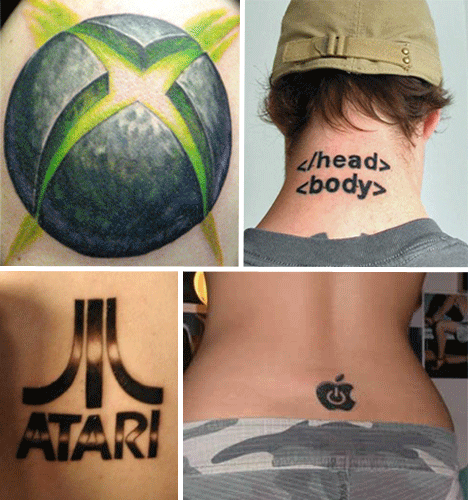 Geek Tattoo Designs Wish Your Social Life Goodbye