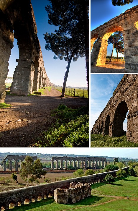 Aqueduct In Rome. the Aqueducts, Rome, Italy