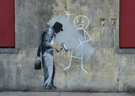 When Banksy visited New Orleans in 2008 the renowned graffiti artist wasn't