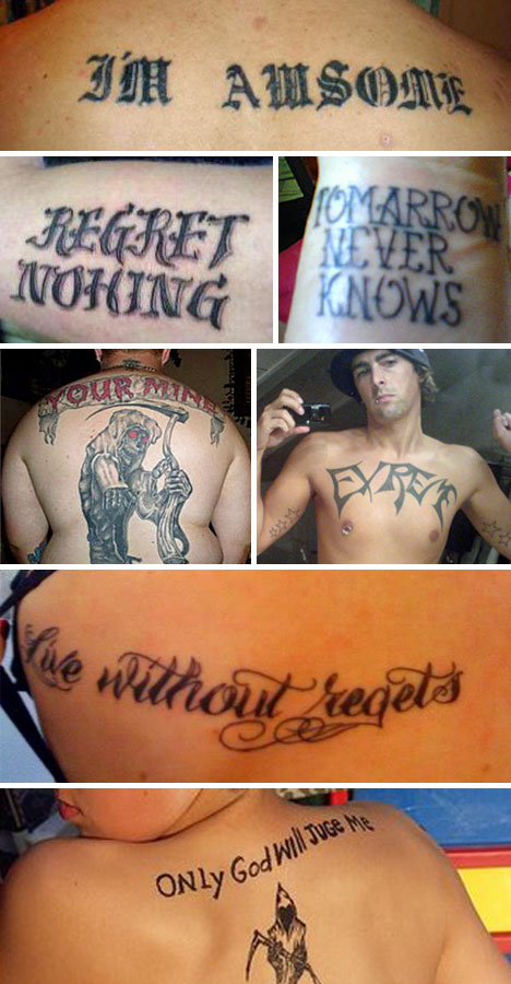 34 Bad Tattoos The Awful The Weird and The Misspelled WebUrbanist