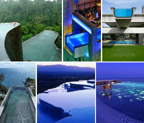 Infinity pools also known as zeroedge pools use glass walls or 