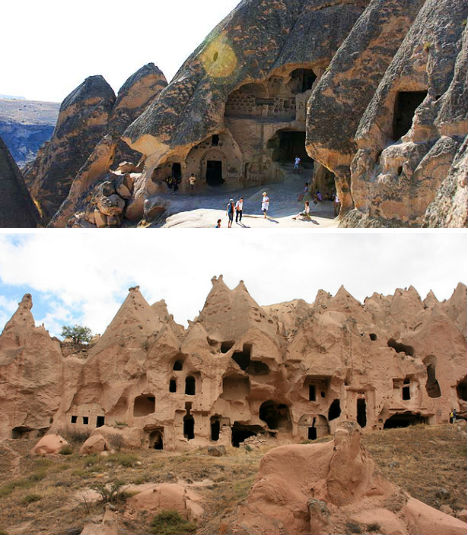 Cliffside Mountain Monasteries Cappadocia 2