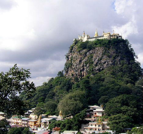 Cliffside Mountain Monasteries Popa 1