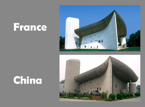 china france copycat buildings