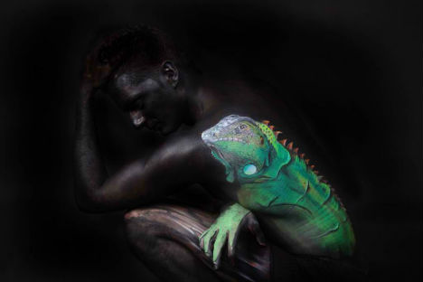 Body Paint Illusion Marwedel 4