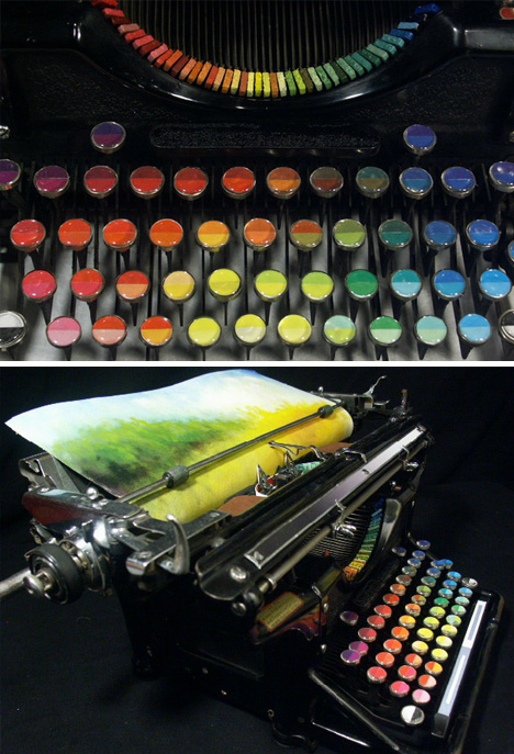 paesaggio cromatico macchina da stampa