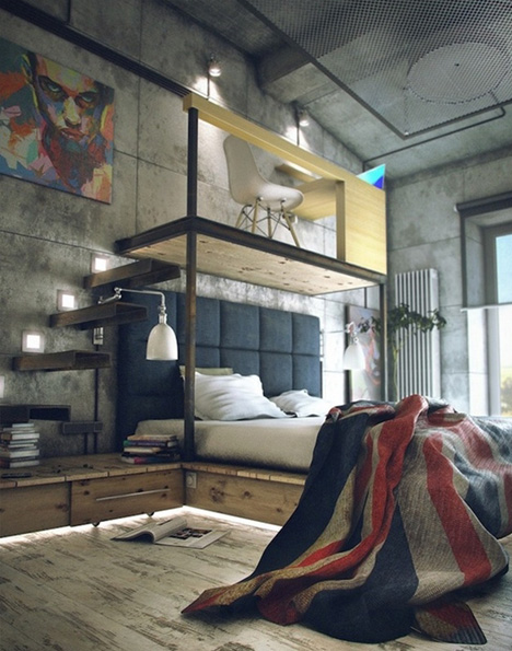 Traditional to Contemporary: 6 Cool Custom Bedroom Lofts | En Derin