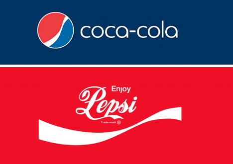 coke pepsi logo swap
