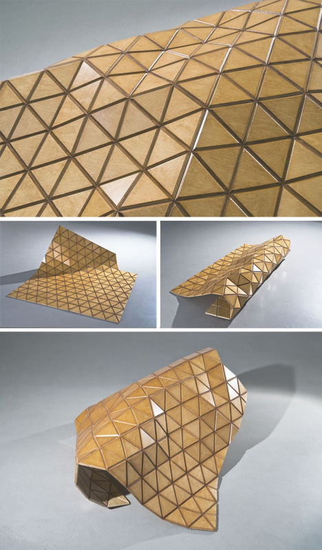flexible composite wooden material