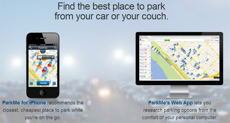 parkme mobile and computer