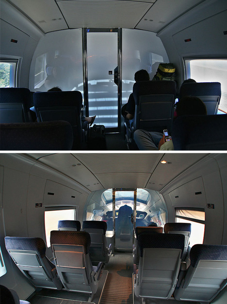 smart glass passenger train
